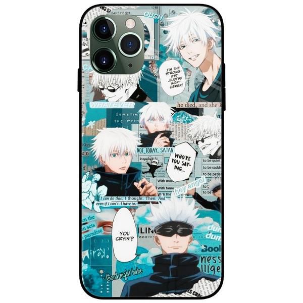 Satoru Gojo Glass Case Back Cover | ShopperShine