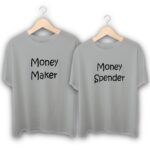 Money Maker and Money Spender Couple T-Shirts