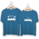 With my Honey on the Moon Couple T-Shirts