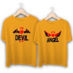 Devil with her Angel Couple T-Shirts