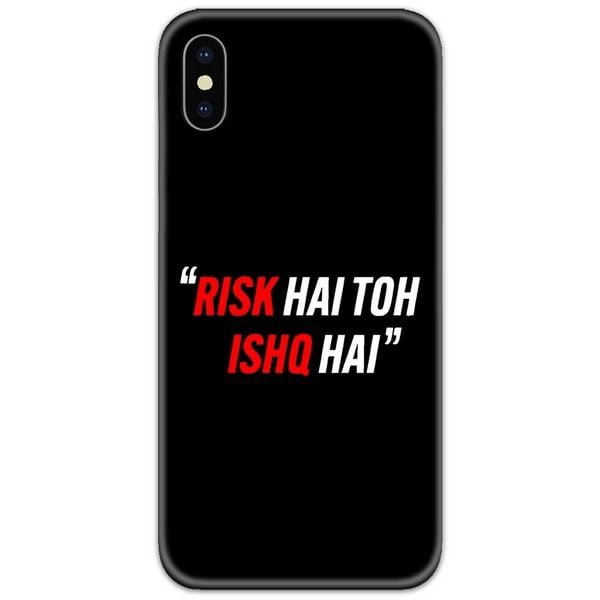 Scam Risk Hai Toh Ishq Hai Slim Case Back Cover