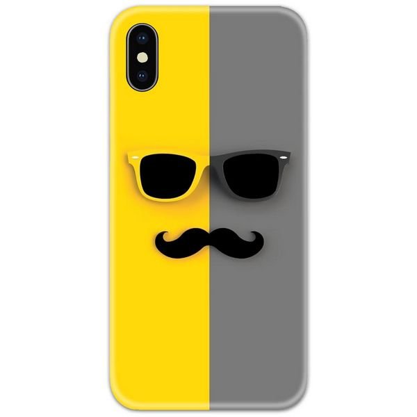 Mustache Slim Case Back Cover