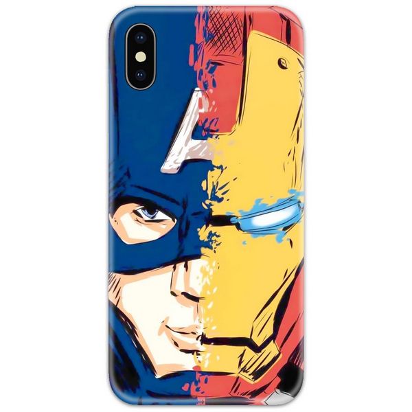 Captain America vs Ironman Slim Case Back Cover