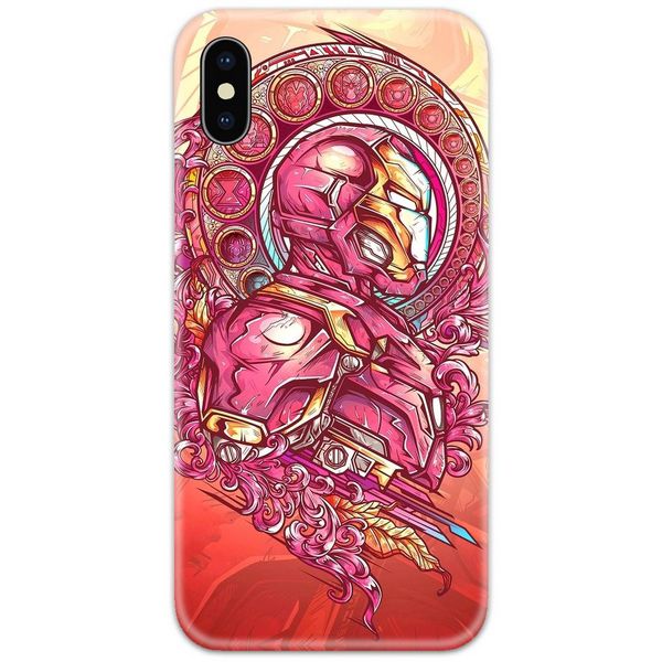 Ironman Side Face Slim Case Back Cover