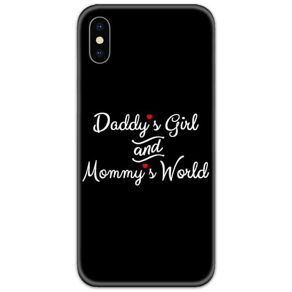 Daddys Girl and Mommys World Slim Case Back Cover