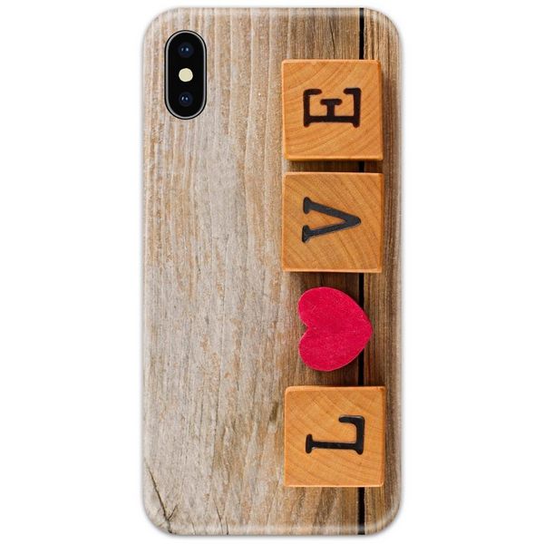 Love Blocks Slim Case Back Cover