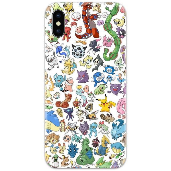 All Pokemons Slim Case Back Cover