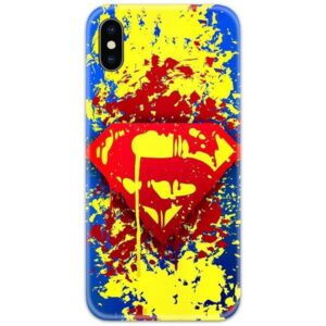 Superman Splatter Slim Case Back Cover