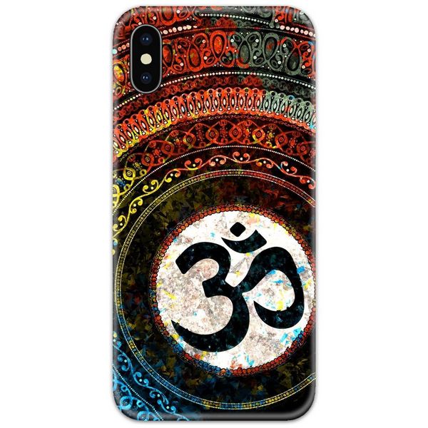 Om Abstract Slim Case Back Cover