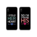 Stealing Hearts Couple Case Back Covers