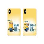 Minion Rules Couple Case Back Covers