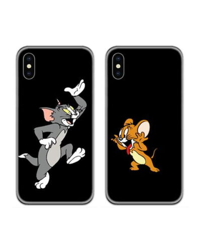 Tom and Jerry Couple Case Back Covers