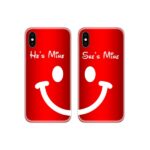 Smile Couple Case Back Covers