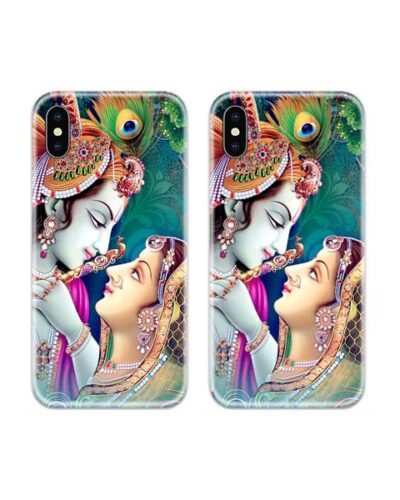 Radha Krishna Lovers Couple Case Back Covers