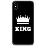 King Queen Crown Couple Case Back Covers