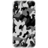Military Army Camouflage Grey Slim Case Back Cover