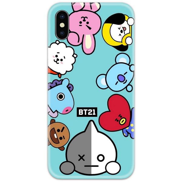 The Cute BT21  Slim Case Back Cover