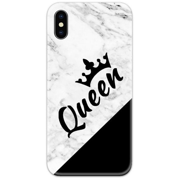 Queen Text Slim Case Back Cover