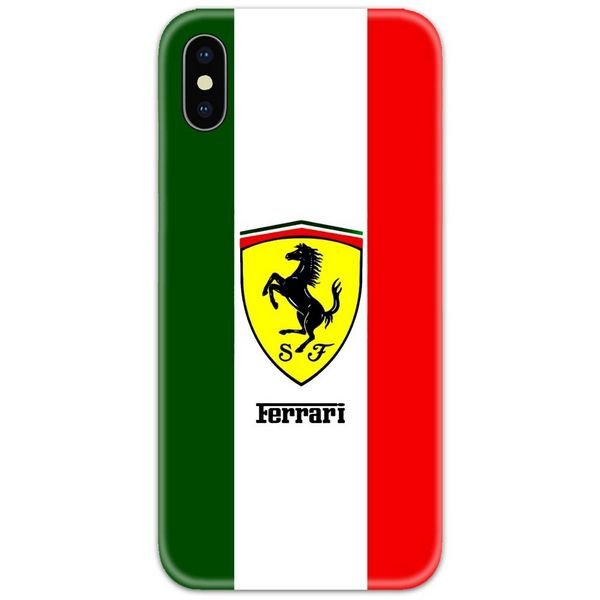 Ferrari Green Red Slim Case Back Cover