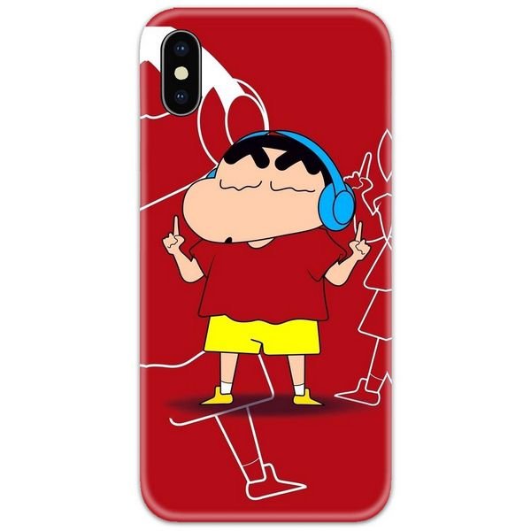 Shinchan Music Lover Slim Case Back Cover