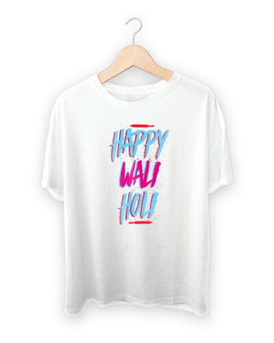 Happy Wali Holi – Holi Design T-shirt
