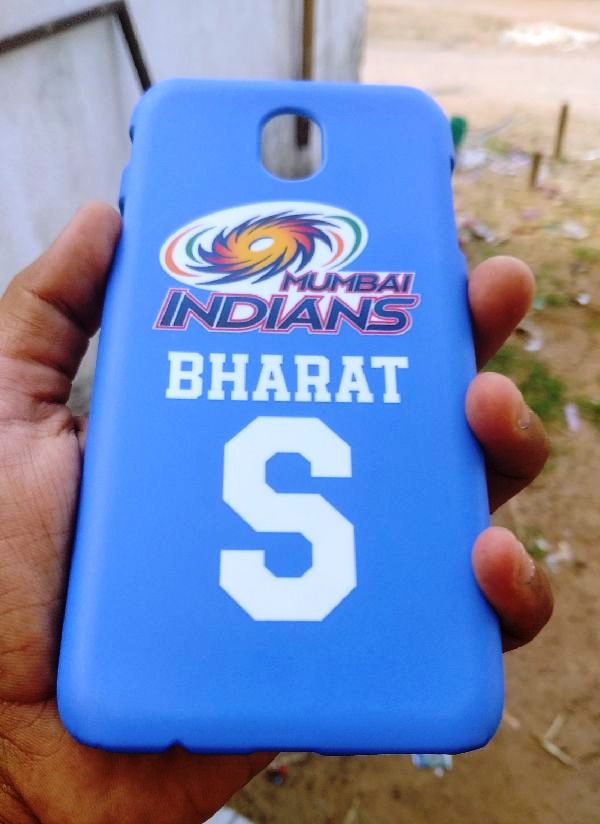 Mumbai Indians IPL Customise Name and Number Case | shoppershine.com
