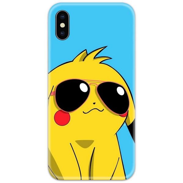 Pikachu Glasses Slim Case Back Cover