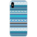 Mandla Pattern Blue Slim Case Back Cover