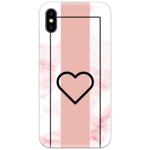 Heart on Marble Slim Case Back Cover