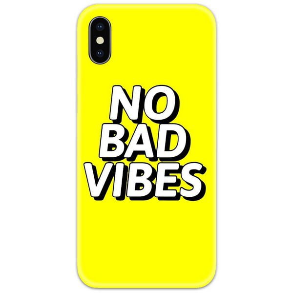 No Bad Vibes Slim Case Back Cover