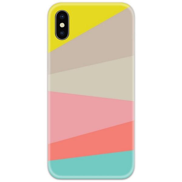 Colorful Horizontal Lines Slim Case Back Cover