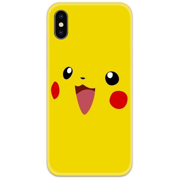 Pikachu Face Slim Case Back Cover