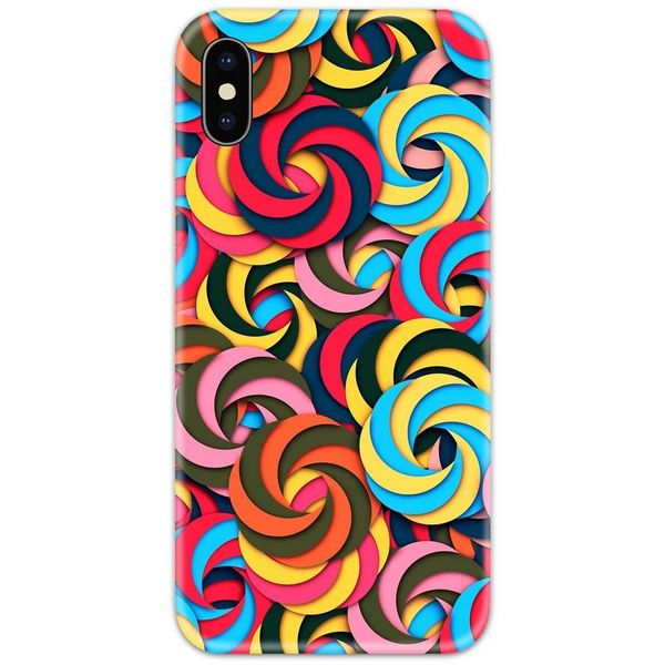 Overlapping Circles Slim Case Back Cover