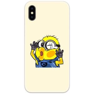 Minion Kissing Slim Case Back Cover