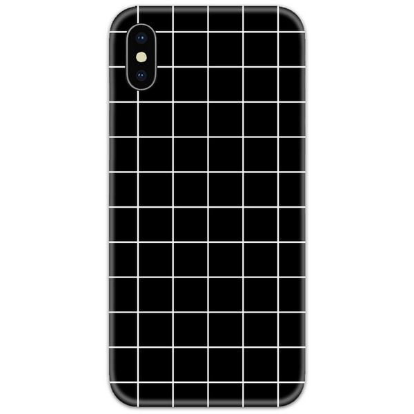 Graph on Black Slim Case Back Cover