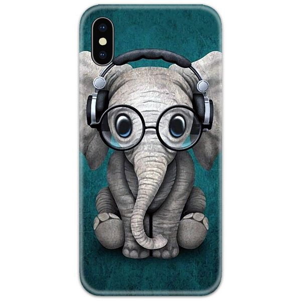 Geek Elephant Slim Case Back Cover