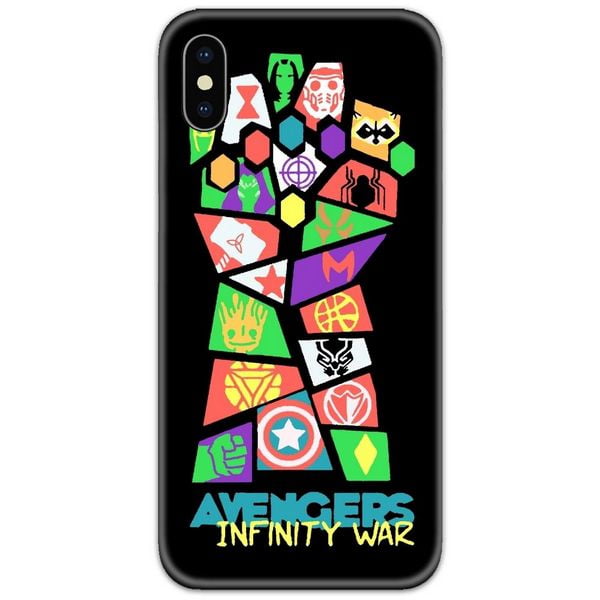 Avengers Infinity War all Members Slim Case Back Cover