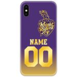Kolkata Knight Riders IPL Customise Name and Number Case Cover