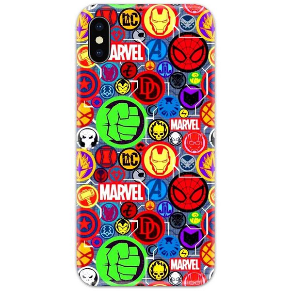 All Avengers Superheroes Logos Slim Case Back Cover