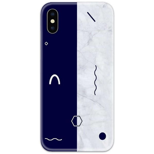 Half Blue Marble Slim Case Back Cover