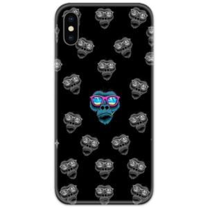 Monkey Pattern Slim Case Back Cover