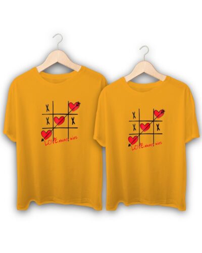 Cross Love Couple T-Shirts