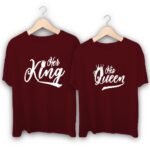 Her King His Queen Couple T-Shirts