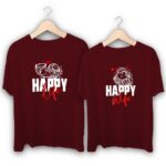 Happy Life Couple T-Shirts