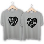 Mickey in Heart Couple T-Shirts