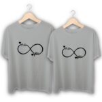 Me You Infinite Love Couple T-Shirts