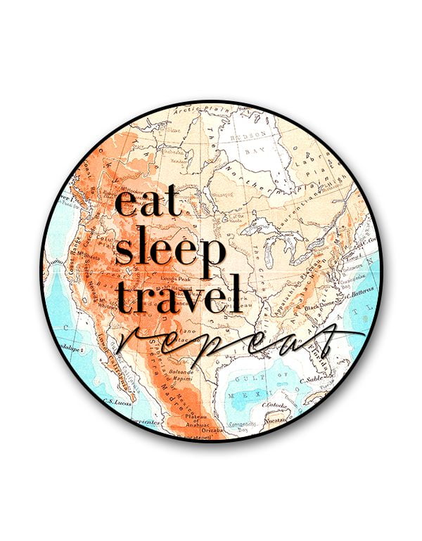 Eat Sleep Travel Repeat Popgrip
