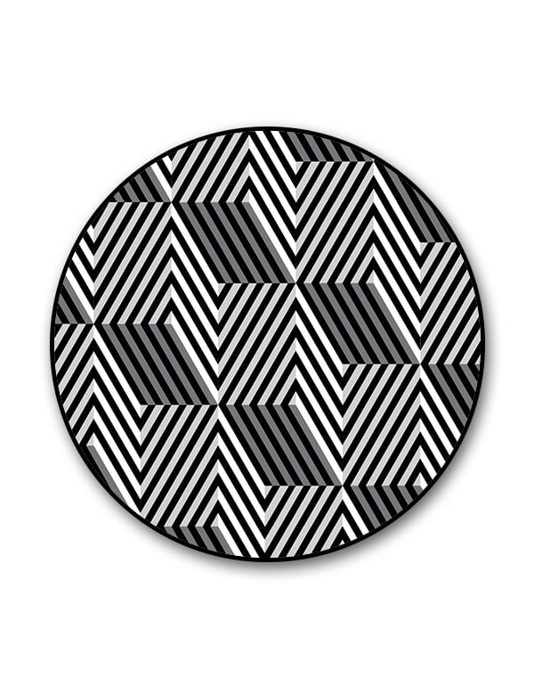 Tessellation black and white Popgrip