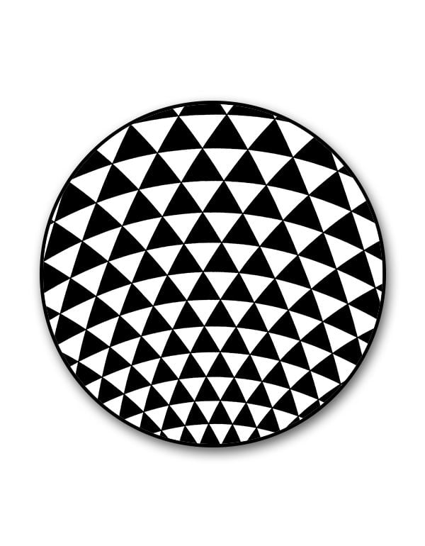 Black and White Triangles Popgrip