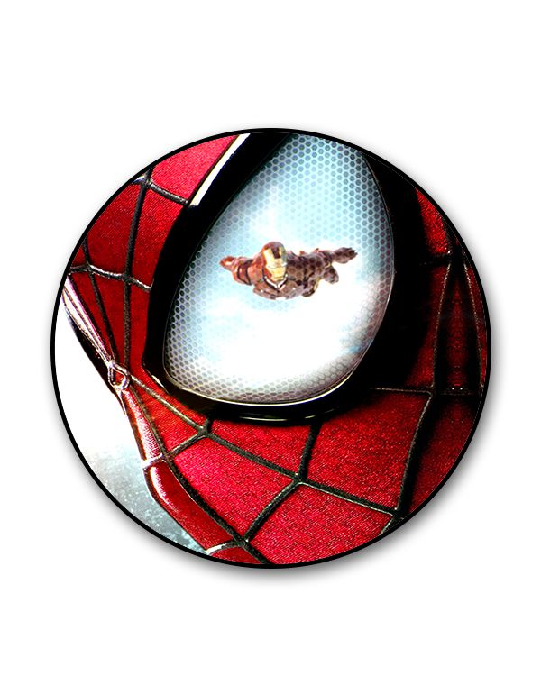 Spiderman with Ironman Popgrip
